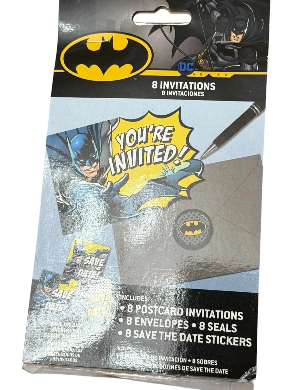 Spiderman / Batman Marvel Party Supplies Set in Red and Blue